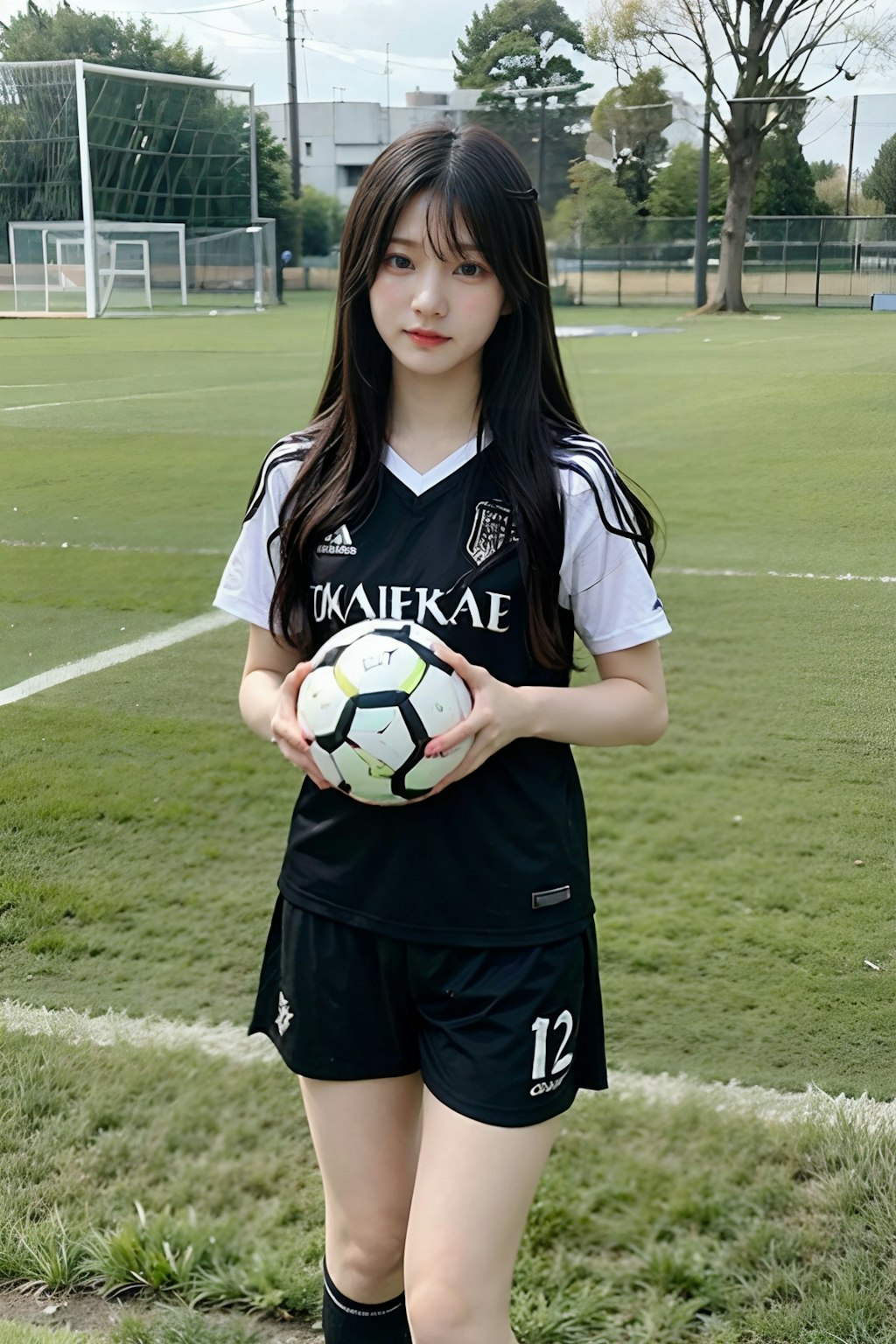 サッカー部女子校生