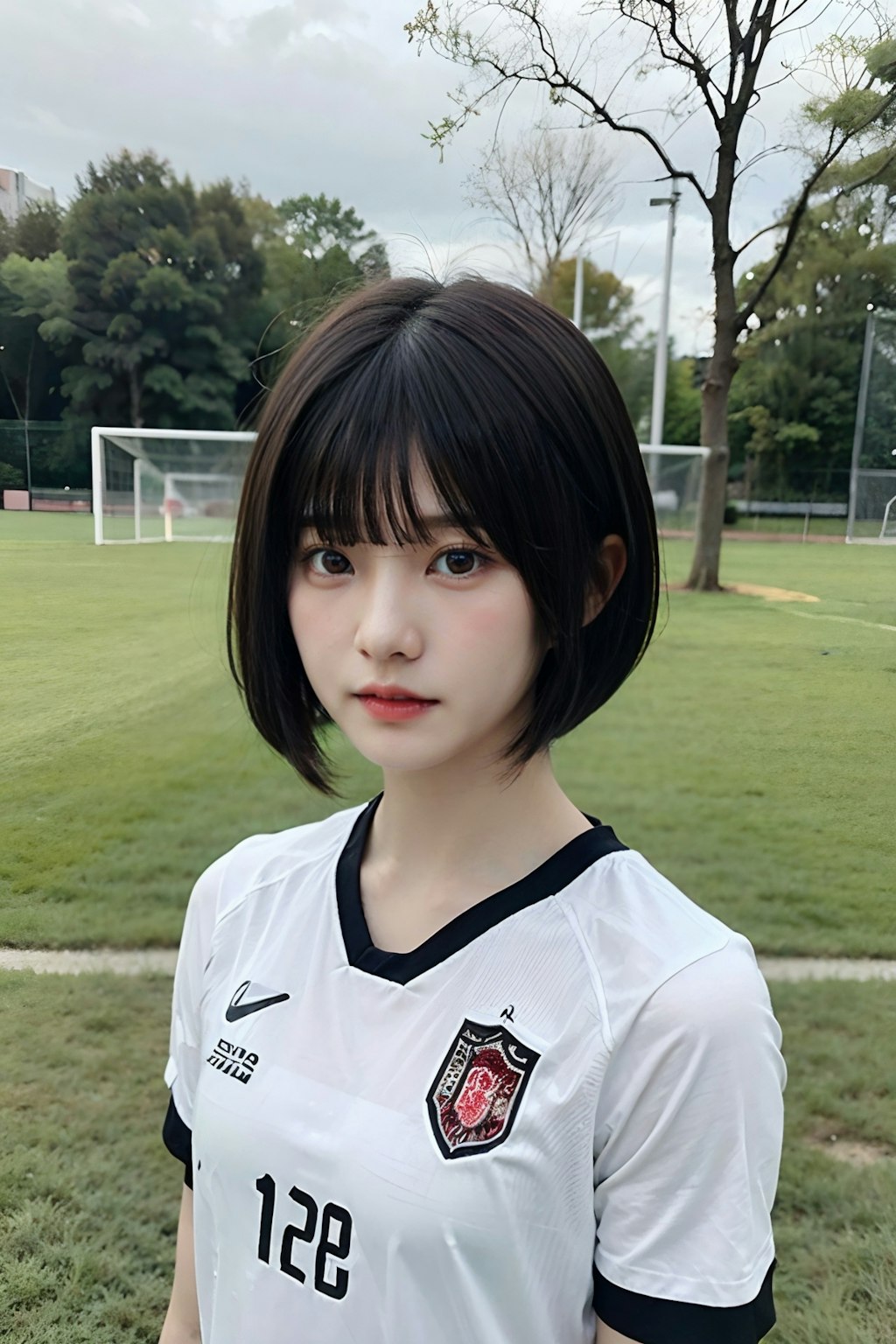 サッカー部女子校生