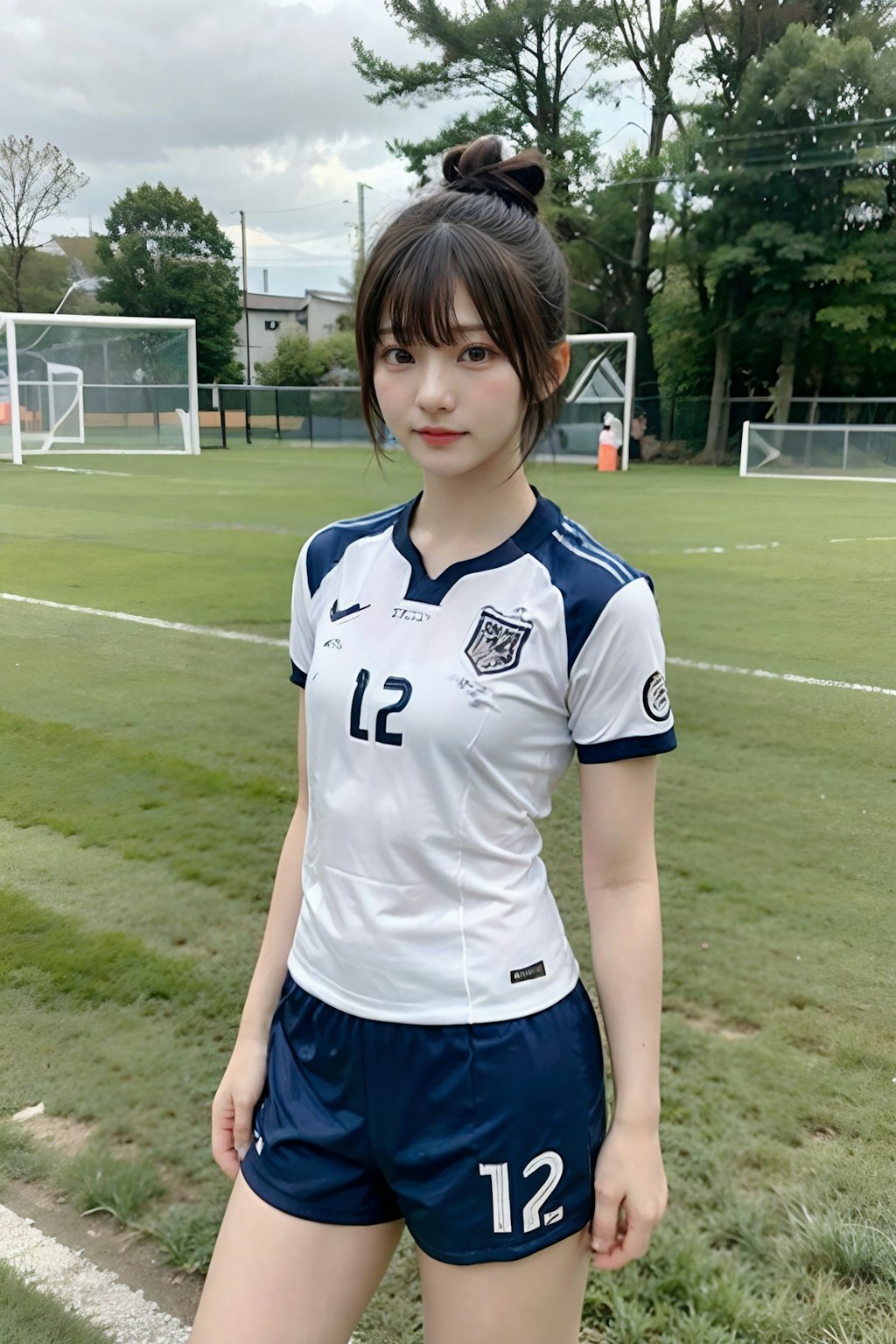 サッカー部女子校生