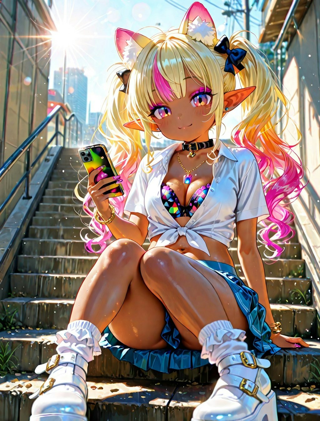 12枚）スマホとギャル