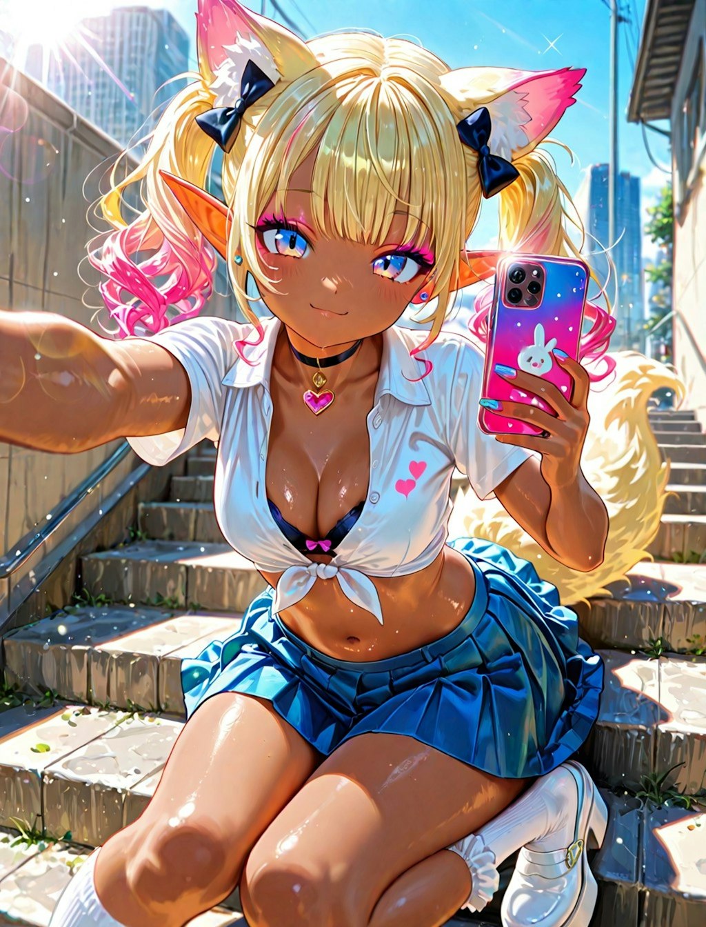 12枚）スマホとギャル