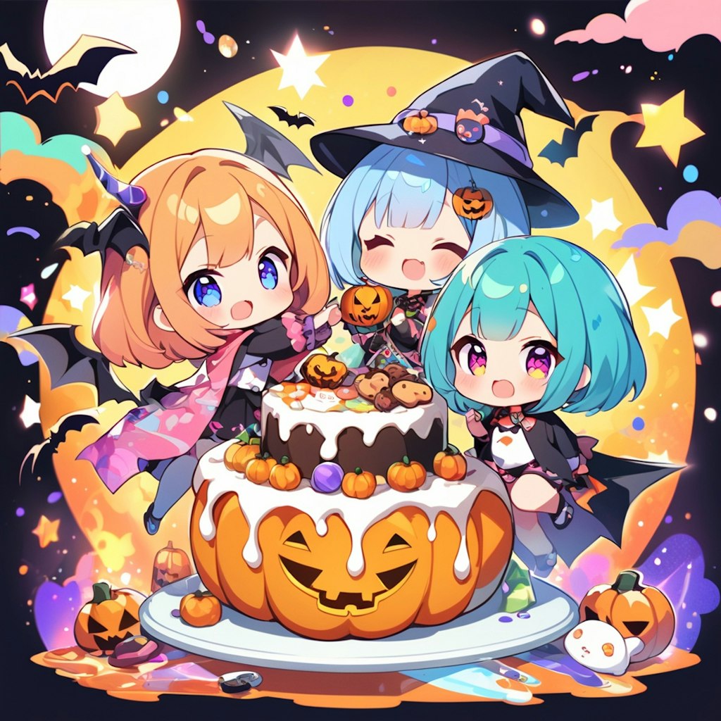 ハロウィンと仲良しちゃん