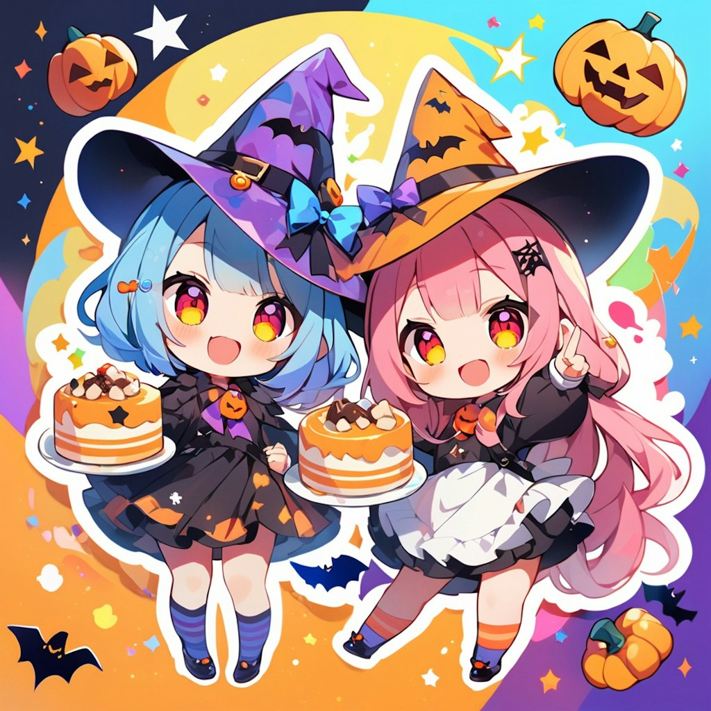 ハロウィンと仲良しちゃん