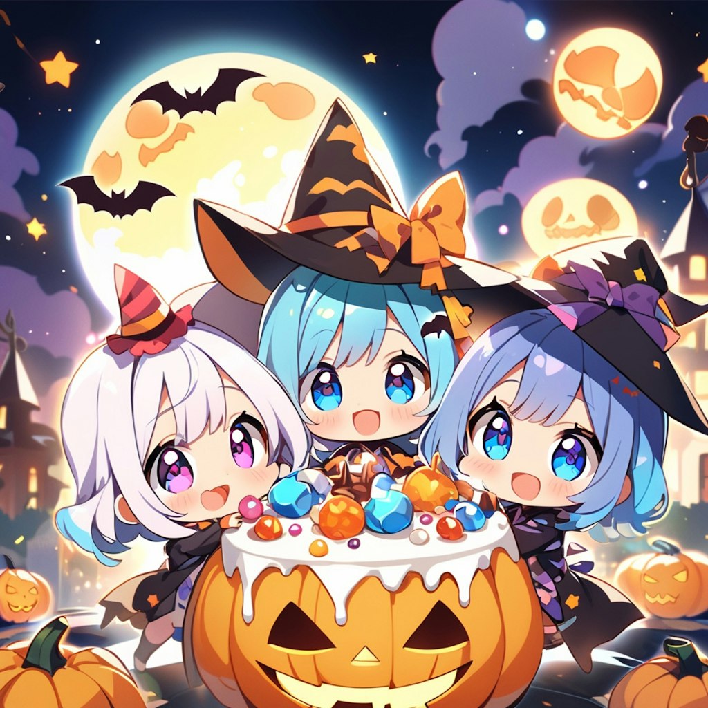 ハロウィンと仲良しちゃん