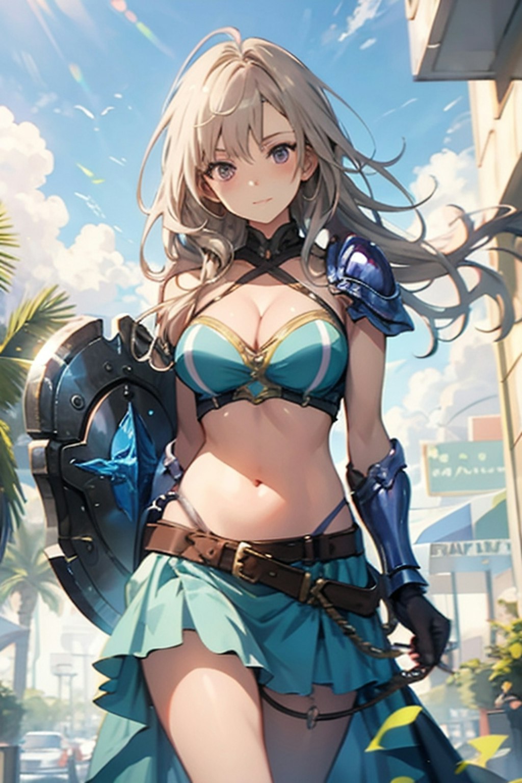 ファンタジーの女戦士