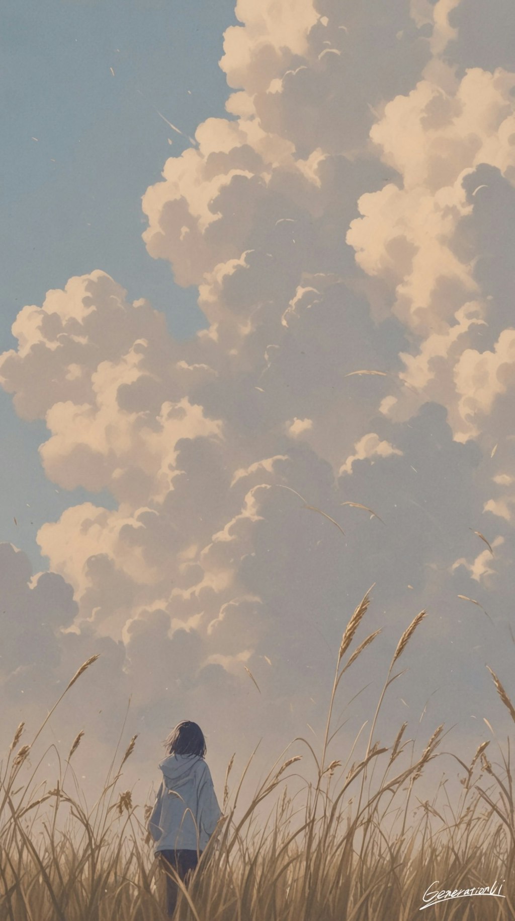 あの日の空、忘れない／スマホ壁紙アーカイブ