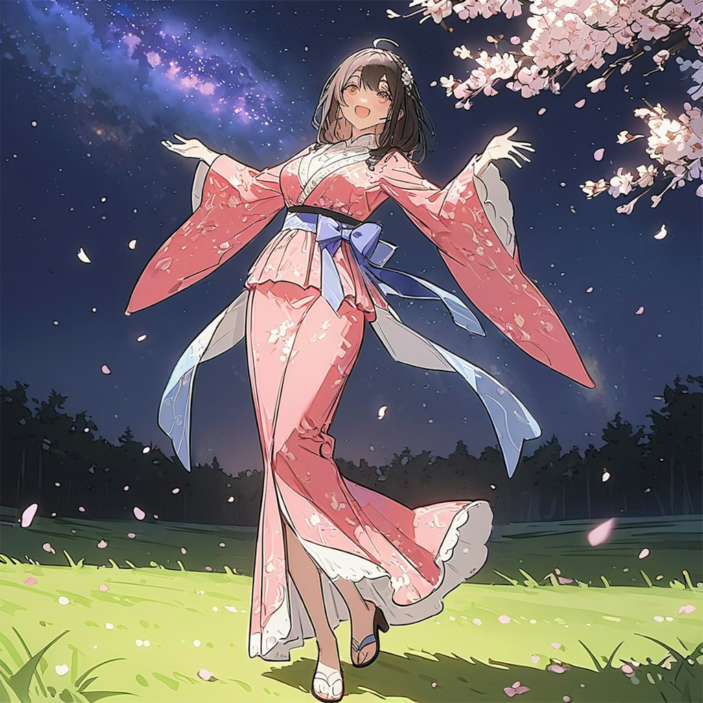 夜桜