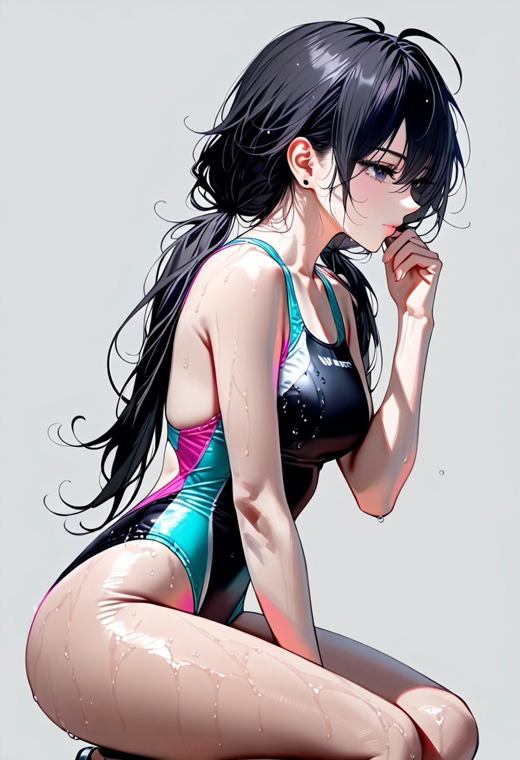 【Today's illustration】swimsuit③