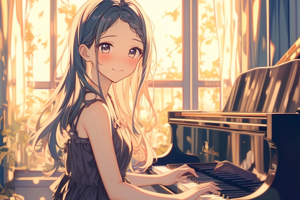 ピアノ少女🎹✨07