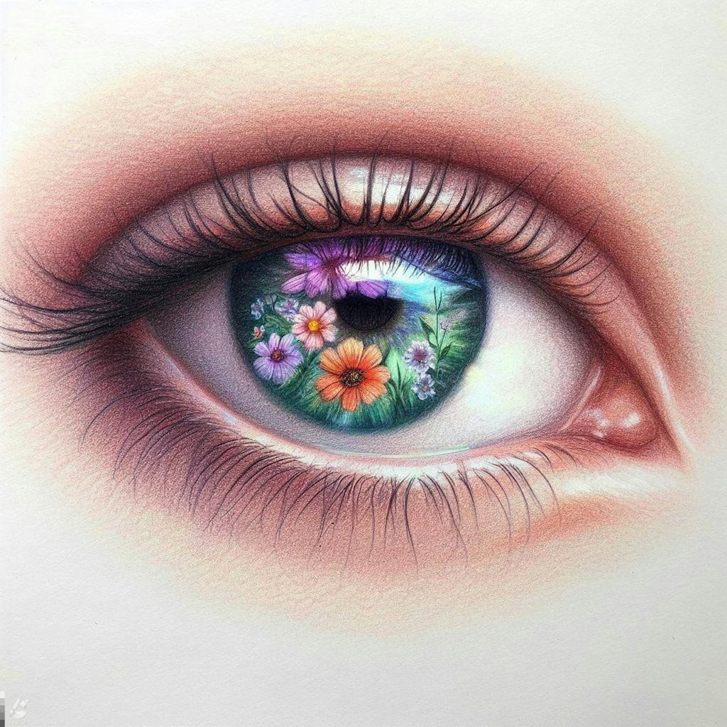 瞳に映る花畑🌼