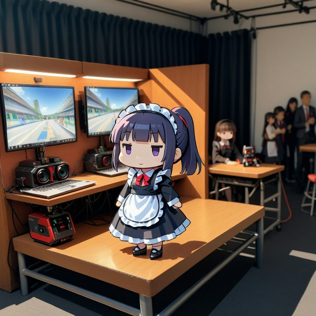 メイドちゃんと謎展示