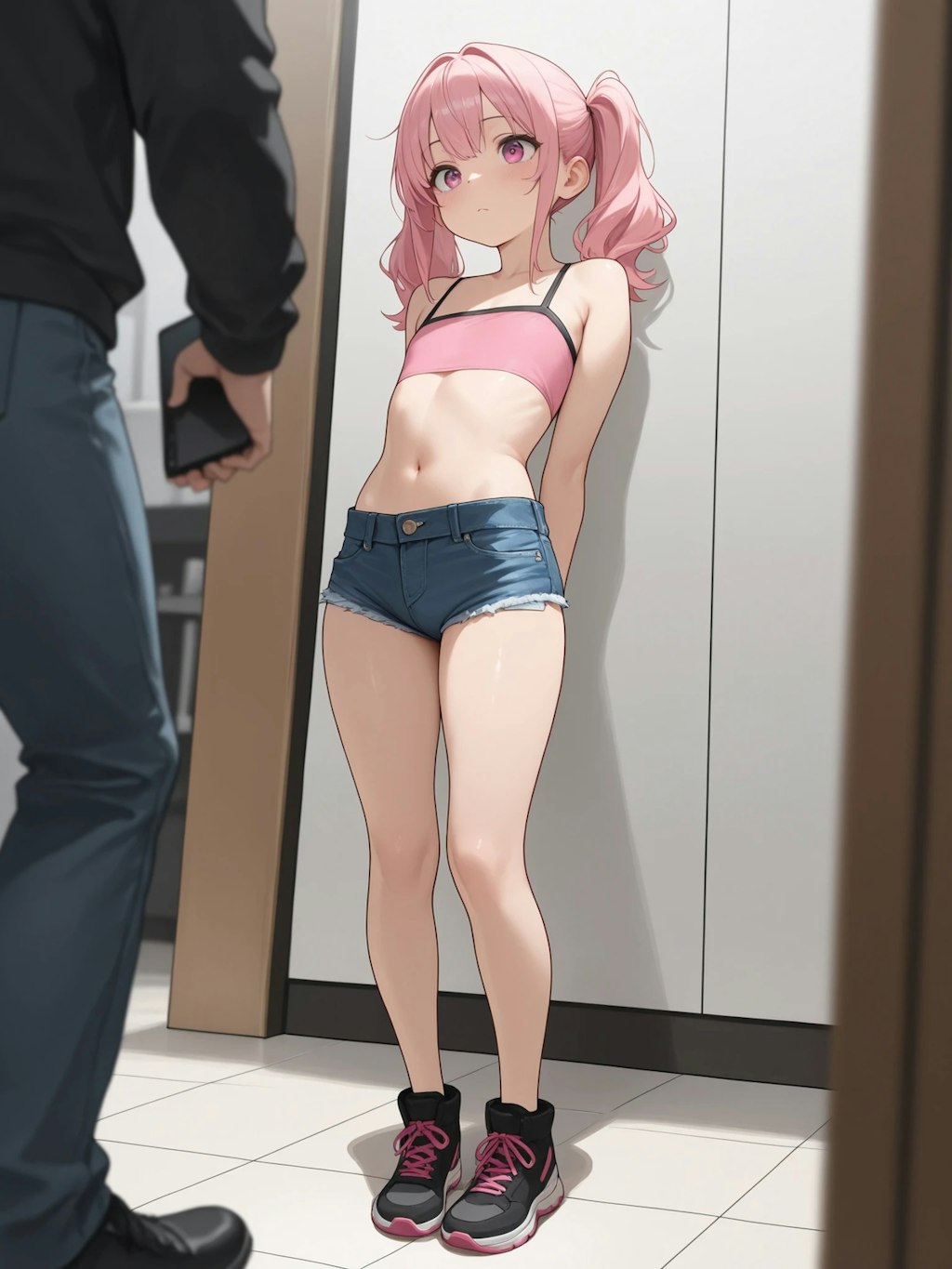 撮影会の休憩かな？