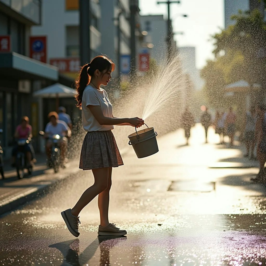 水撒きチャレンジ