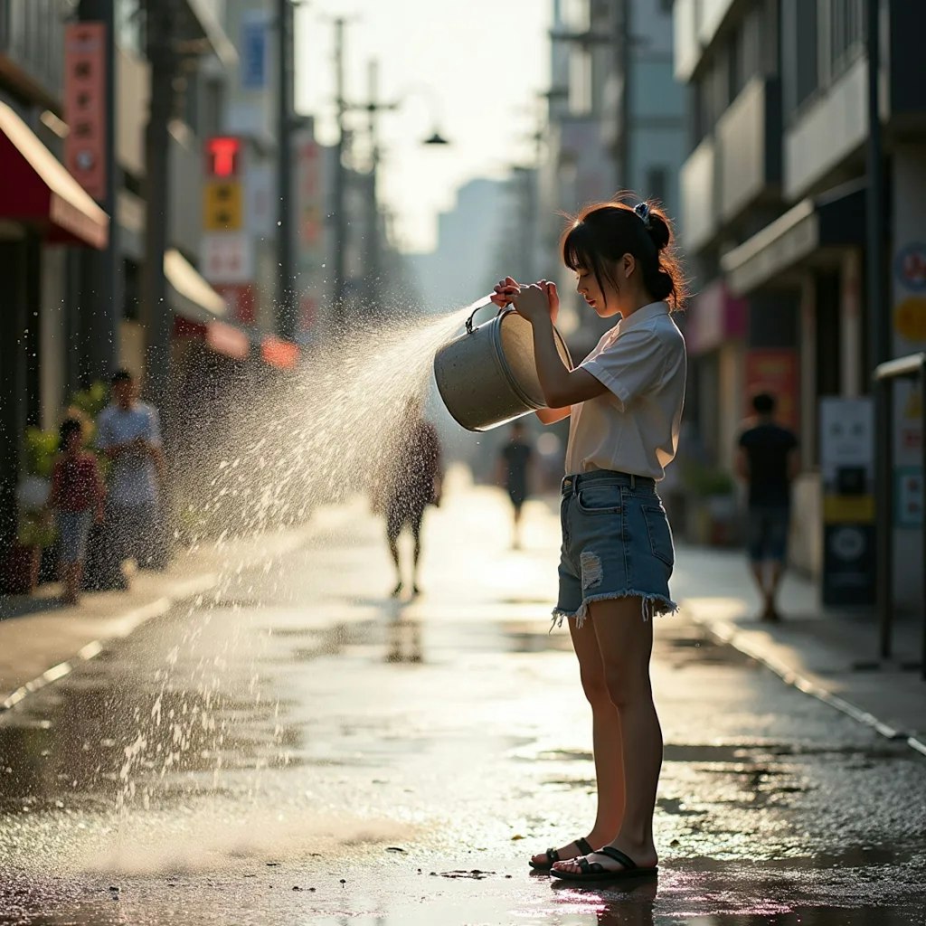 水撒きチャレンジ