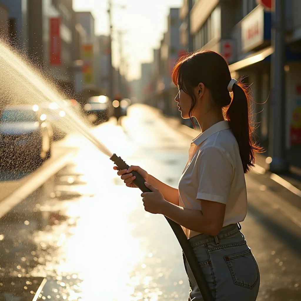 水撒きチャレンジ