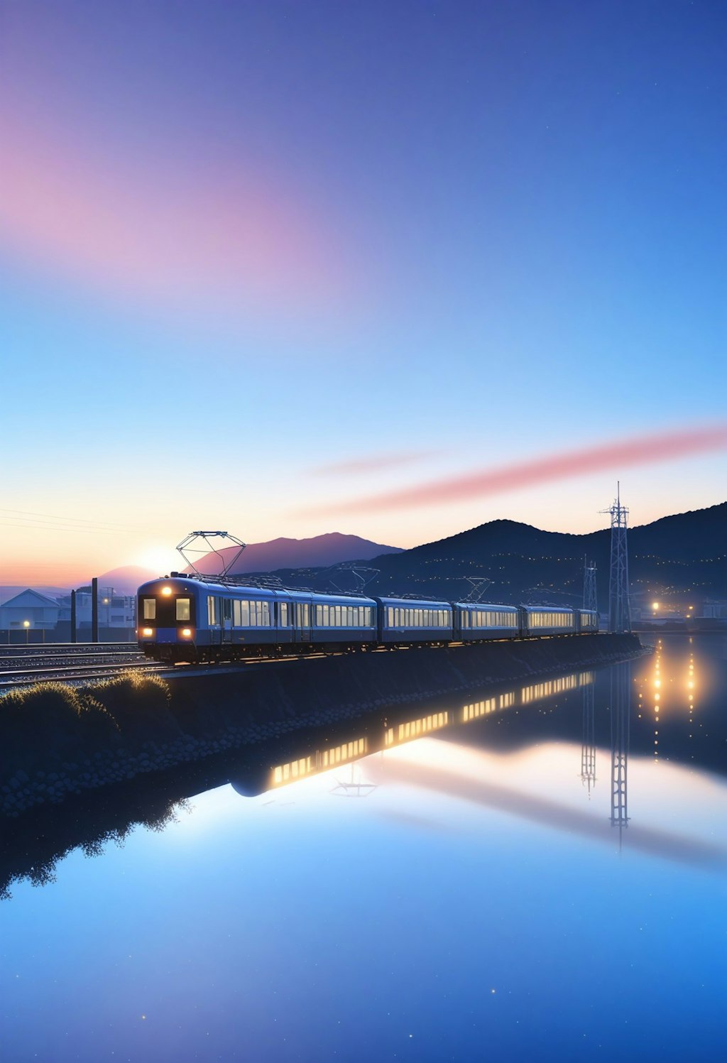 始発電車