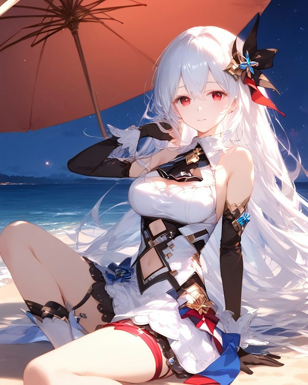 White haired Princess