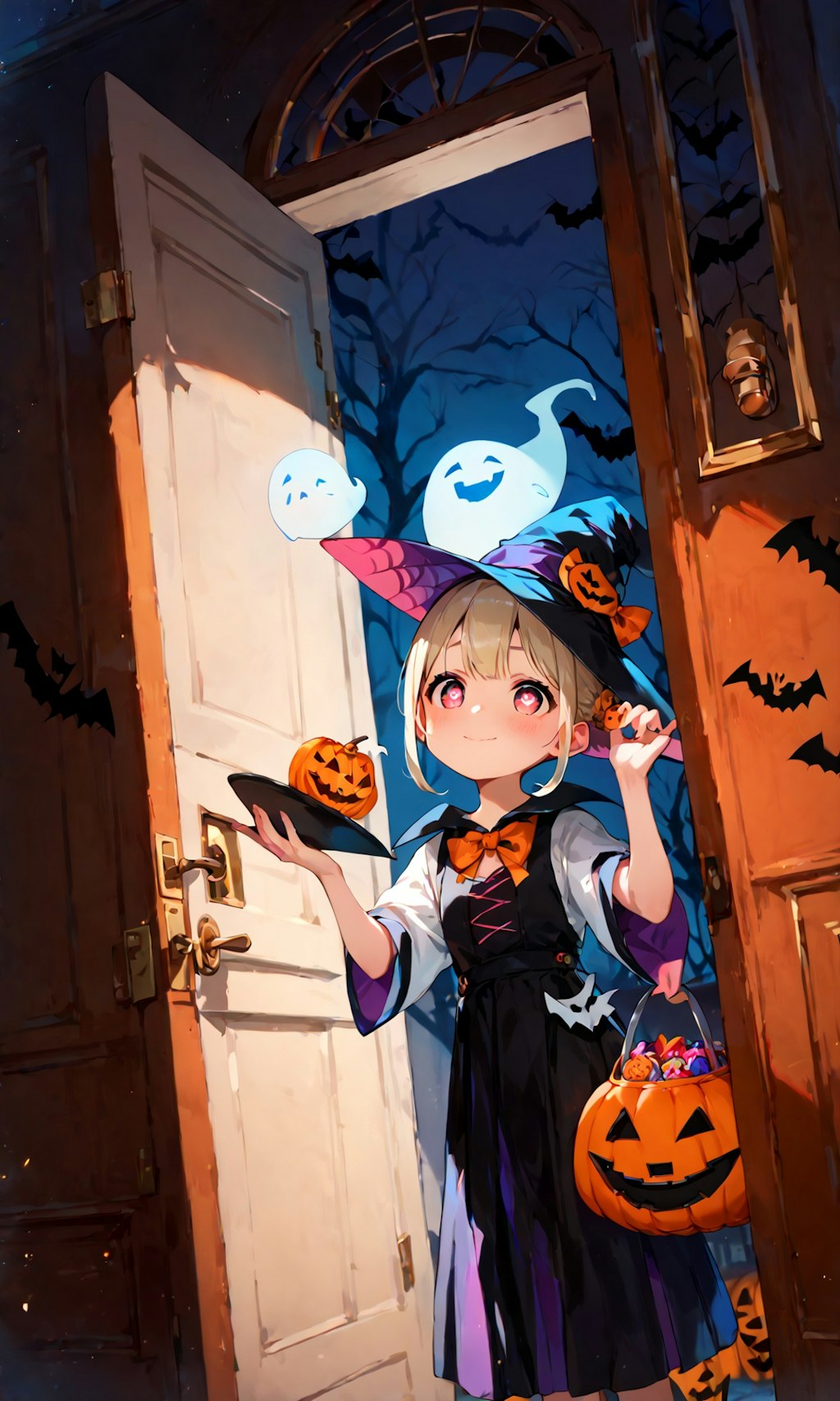 TRICK OR TREAT！　（お菓子をくれなきゃいたずらしますよ～）