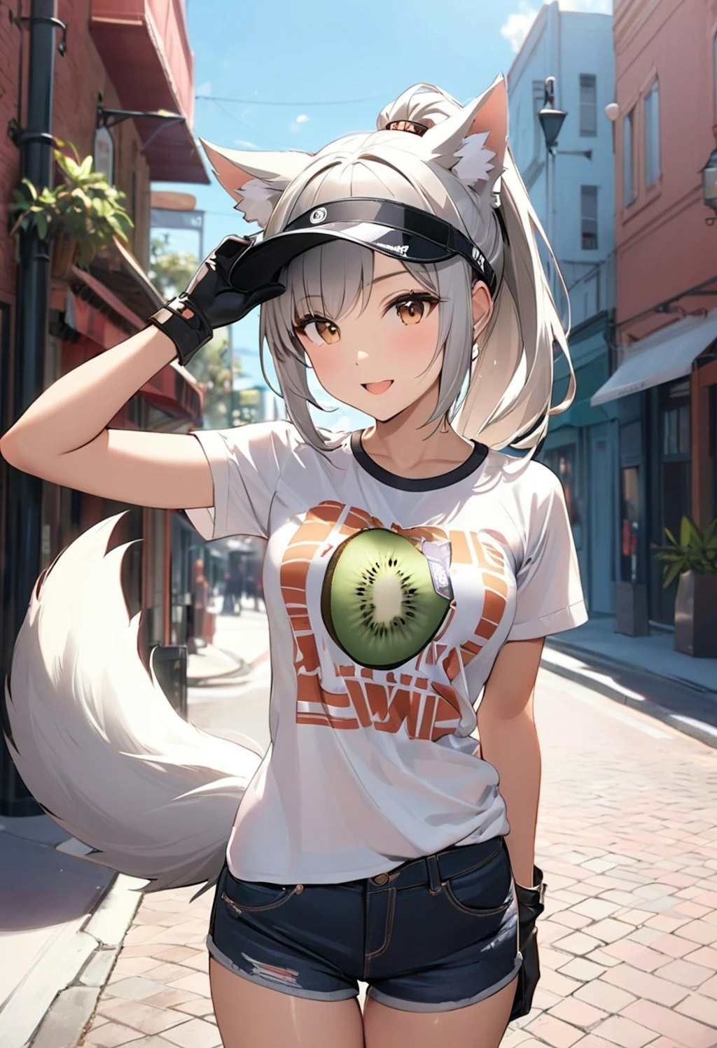 キウイTシャツ