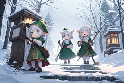 Elf's year-end cleaning