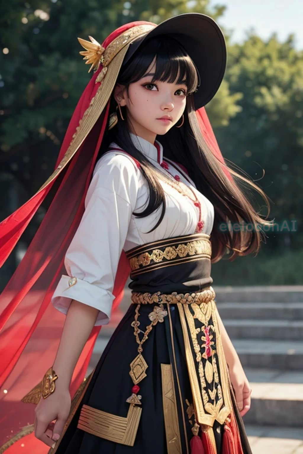 色波　タタール人の民族衣装【Tatar traditional costume】