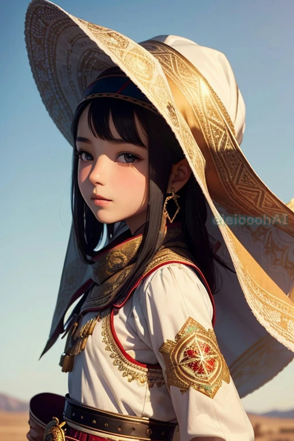 色波　タタール人の民族衣装【Tatar traditional costume】