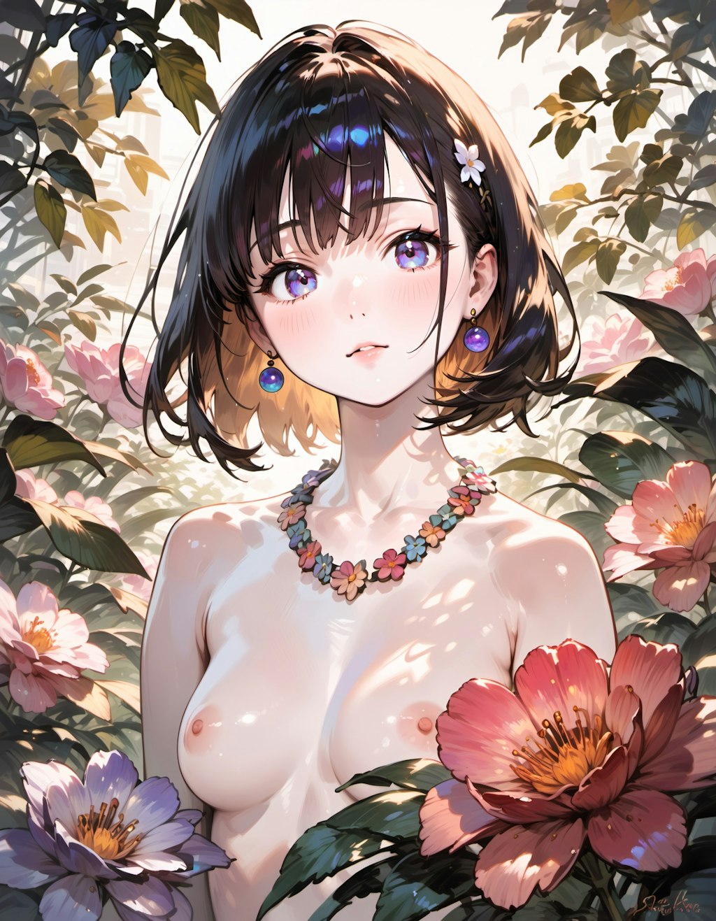 flower necklace