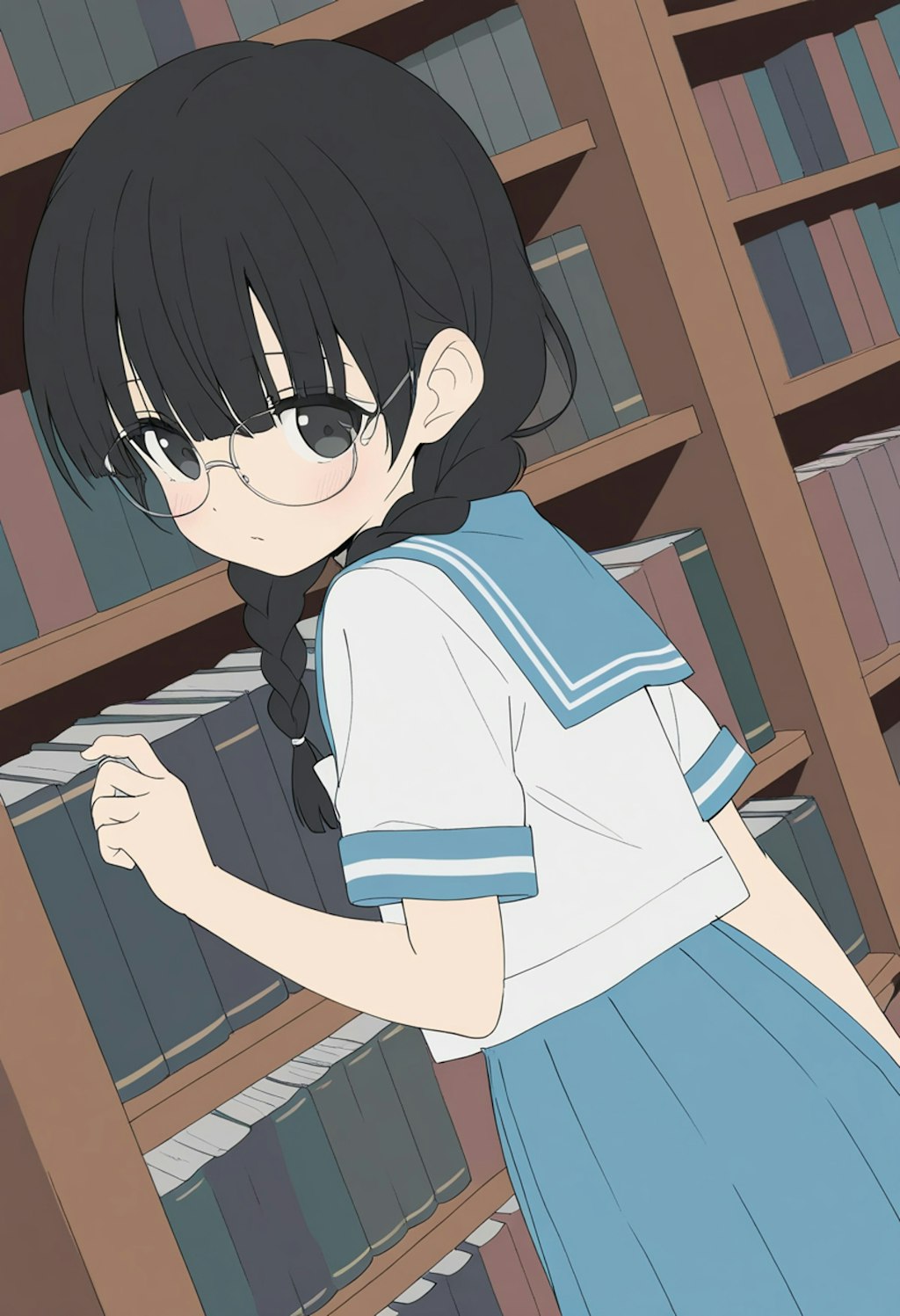 【即堕ち】正統派図書委員ちゃん