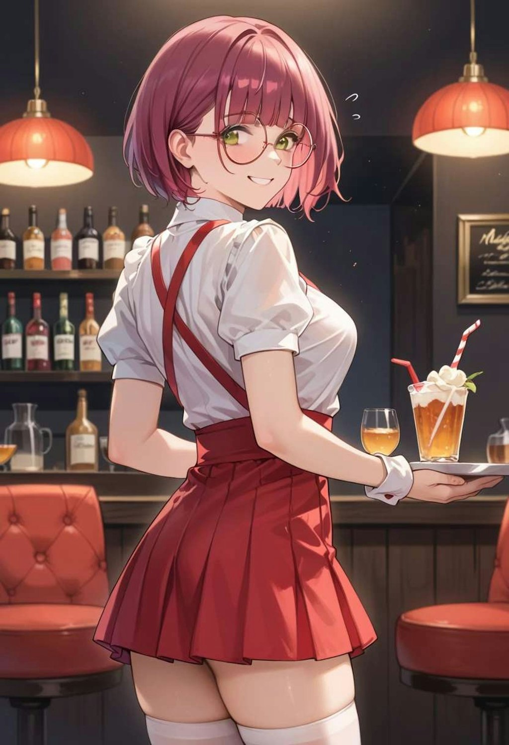 超ミニスカウエイトレス