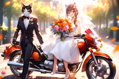 wedding　人ならざるもの　VEGA | の人気AIイラスト・グラビア