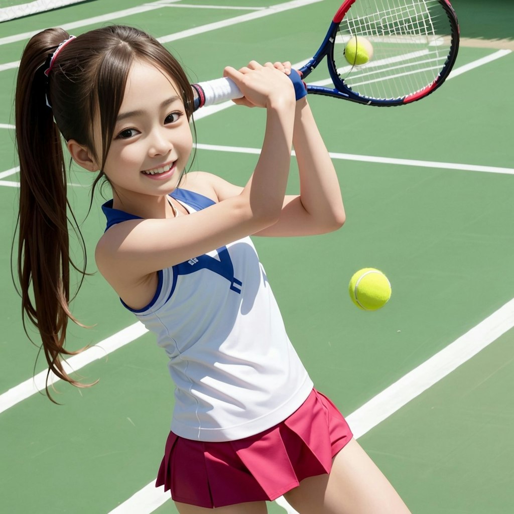 テニス少女