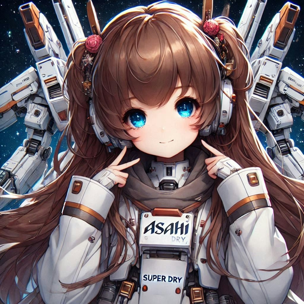 スーパードライアーマーな宇宙パイロットの少女