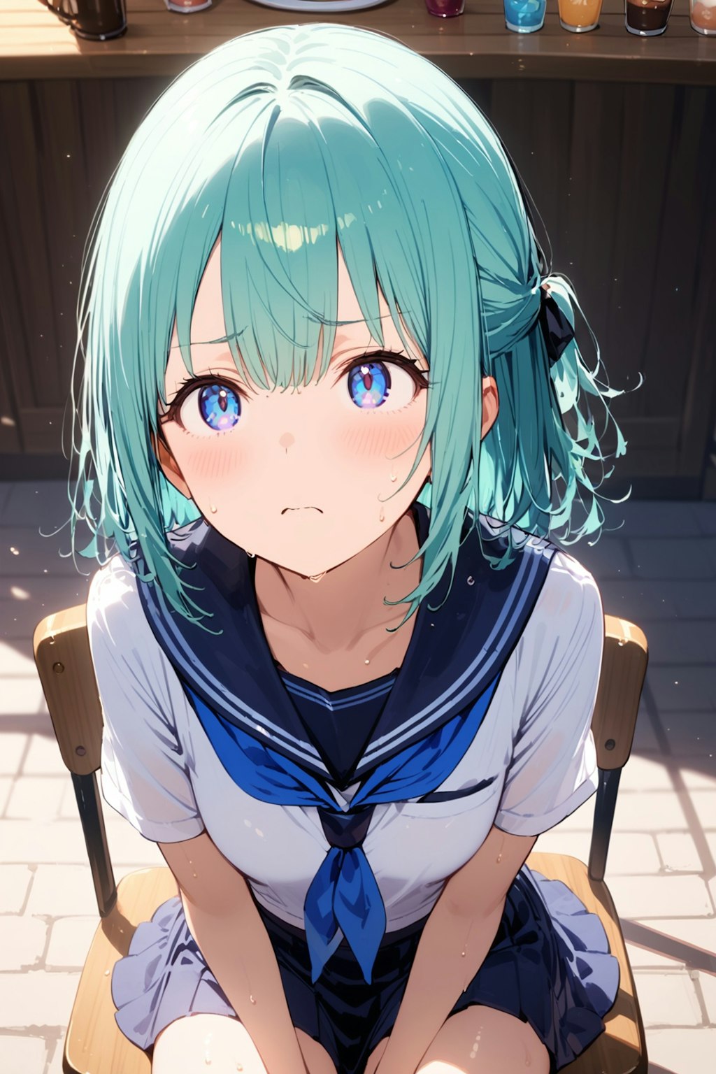 暑いんですけど