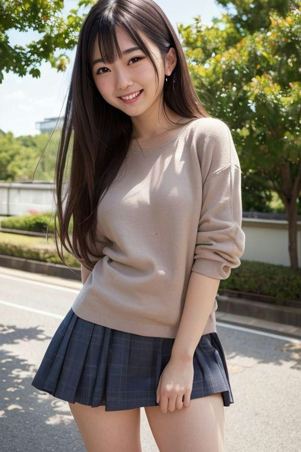 かわいい女子高校生