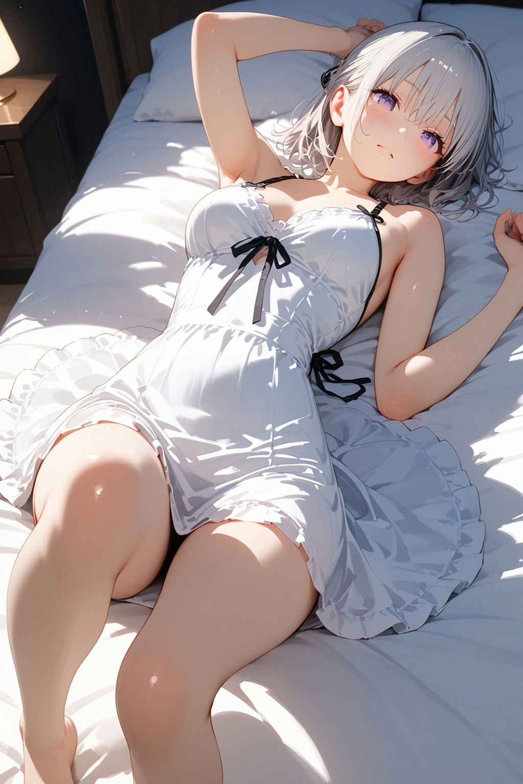 (954HQ)銀髪ちゃんワンピ