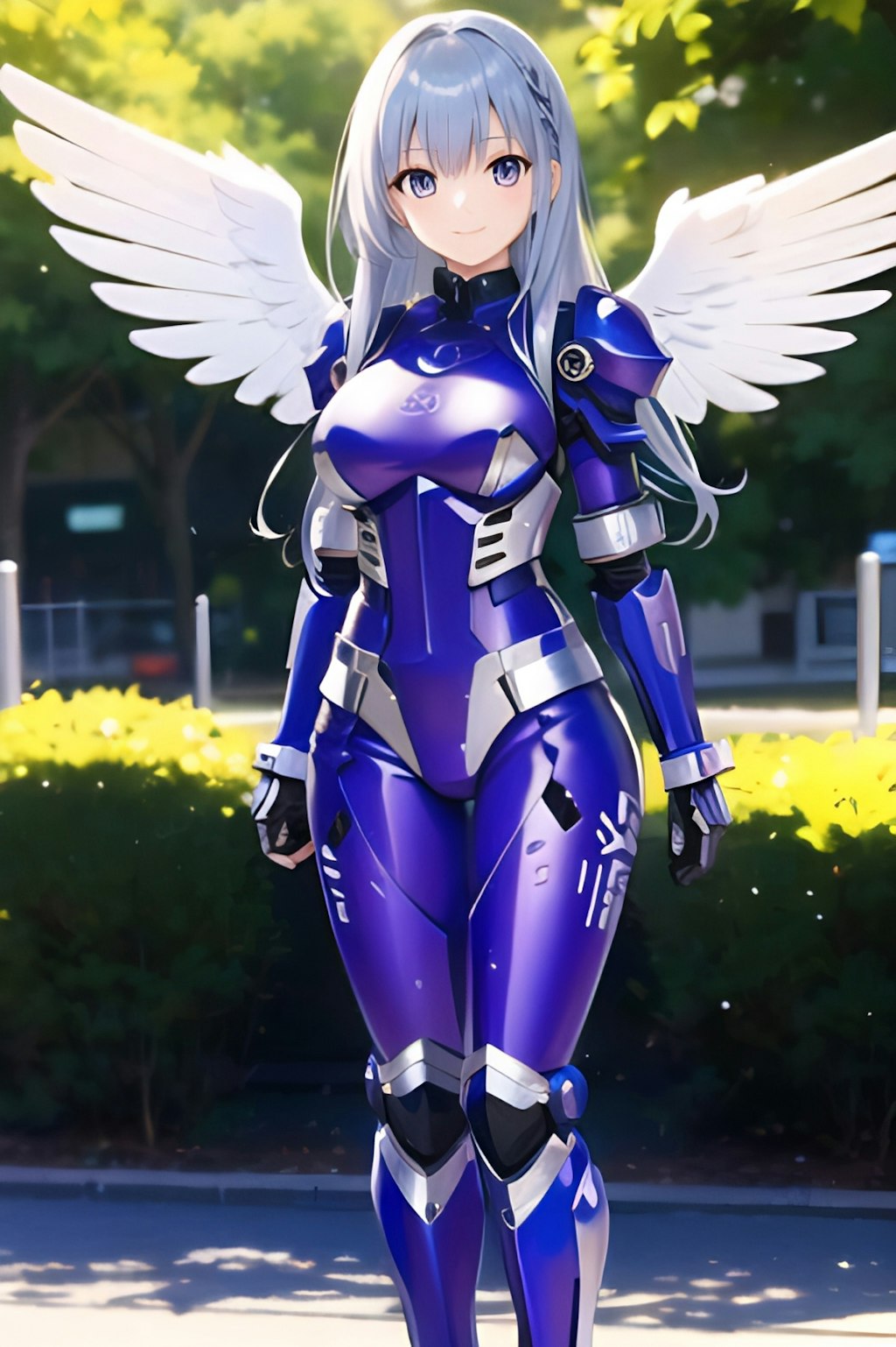 紫メカ天使