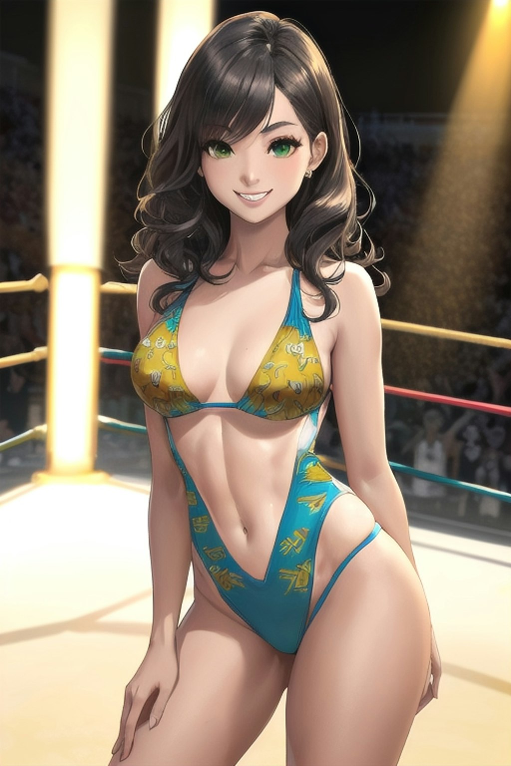 小悪魔的な女子プロレスラー