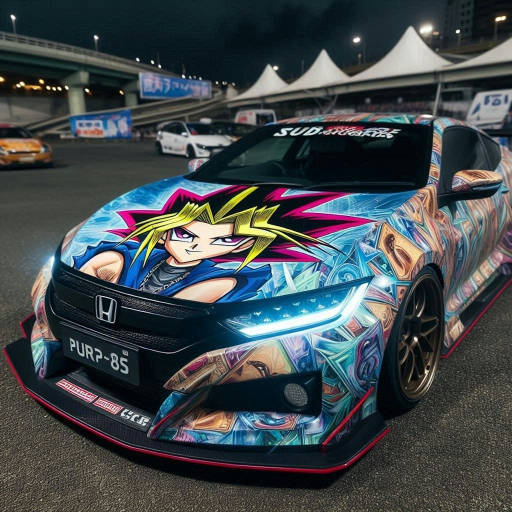 武藤遊戯カラーのホンダCR-Z