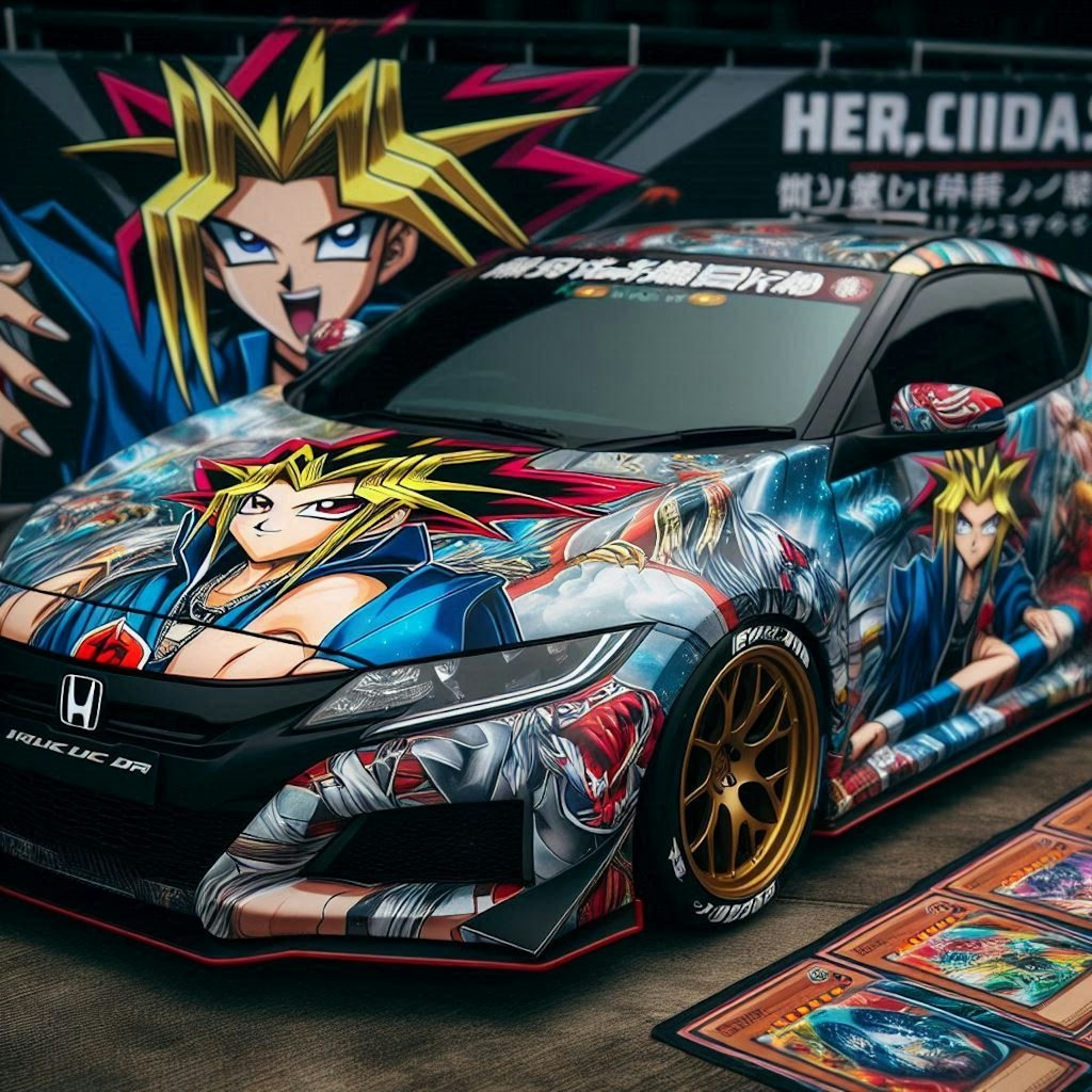 武藤遊戯カラーのホンダCR-Z