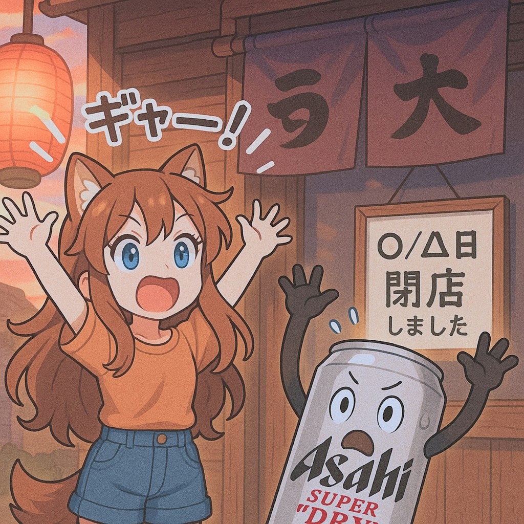 飲みに来た店が閉まってた小さな女の子