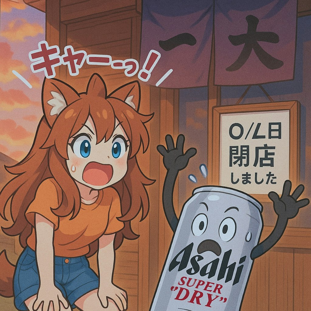 飲みに来た店が閉まってた小さな女の子