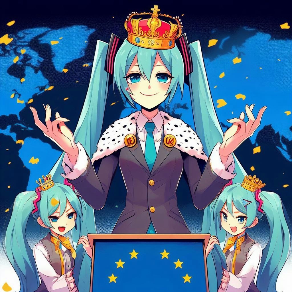 EUを支配下に置いた初音ミク