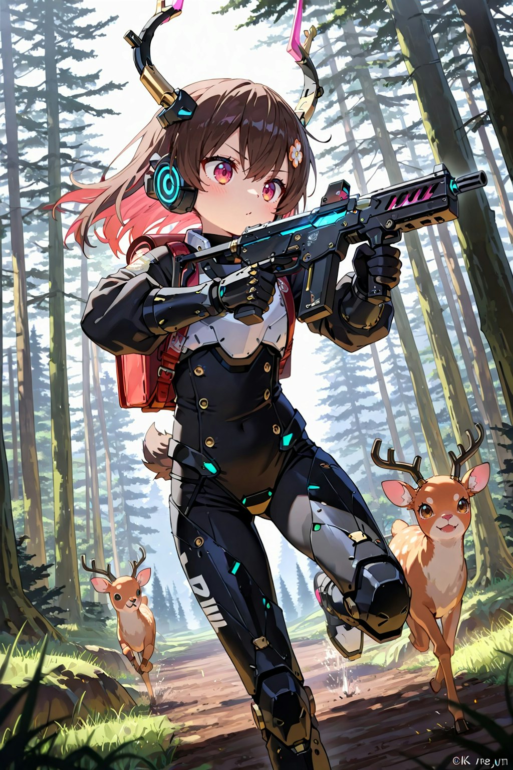 鹿角森林トルーパーメカ娘