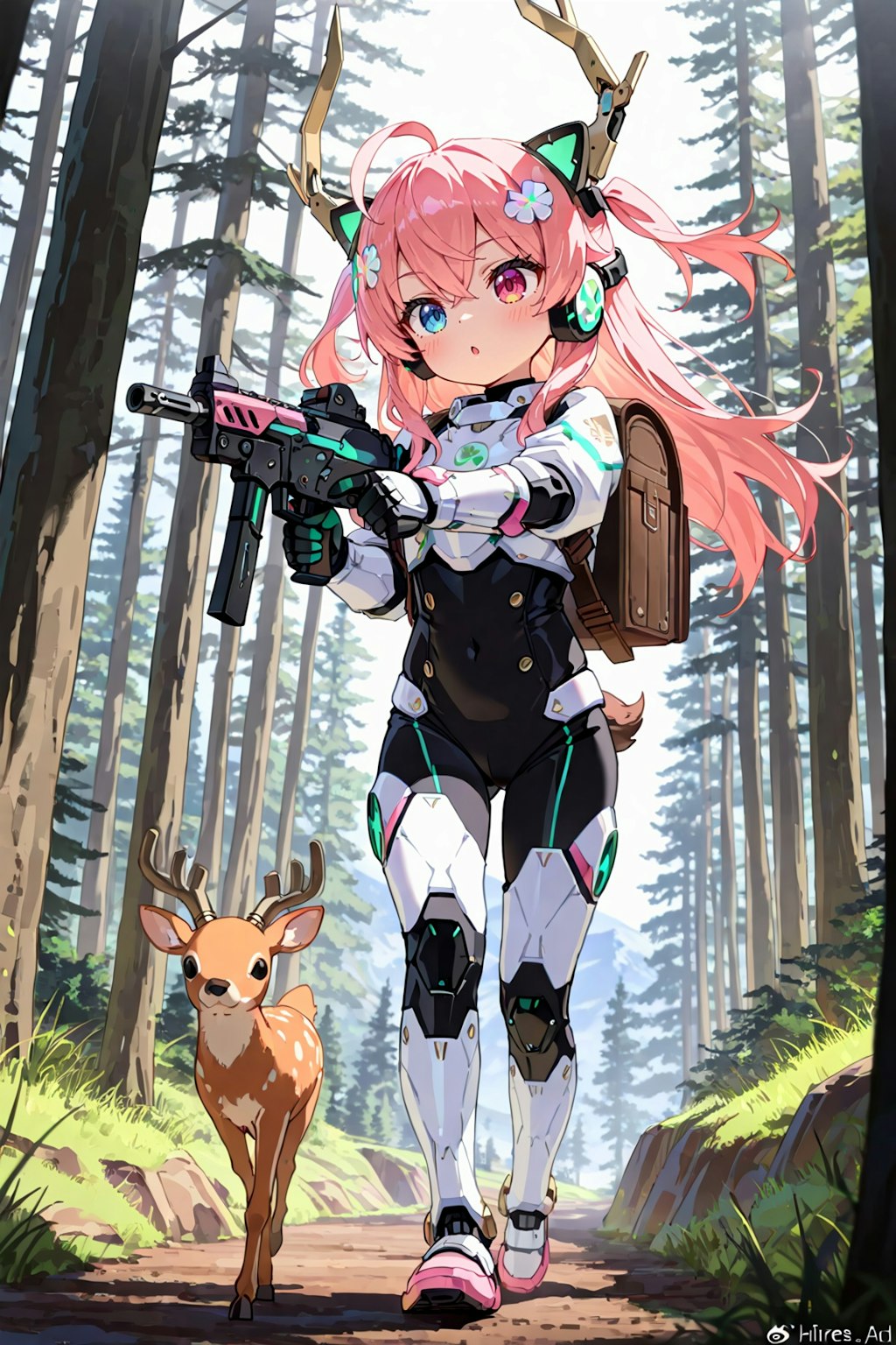 鹿角森林トルーパーメカ娘