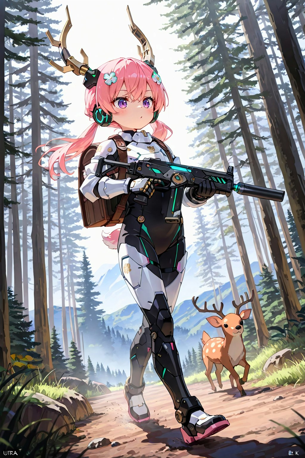 鹿角森林トルーパーメカ娘