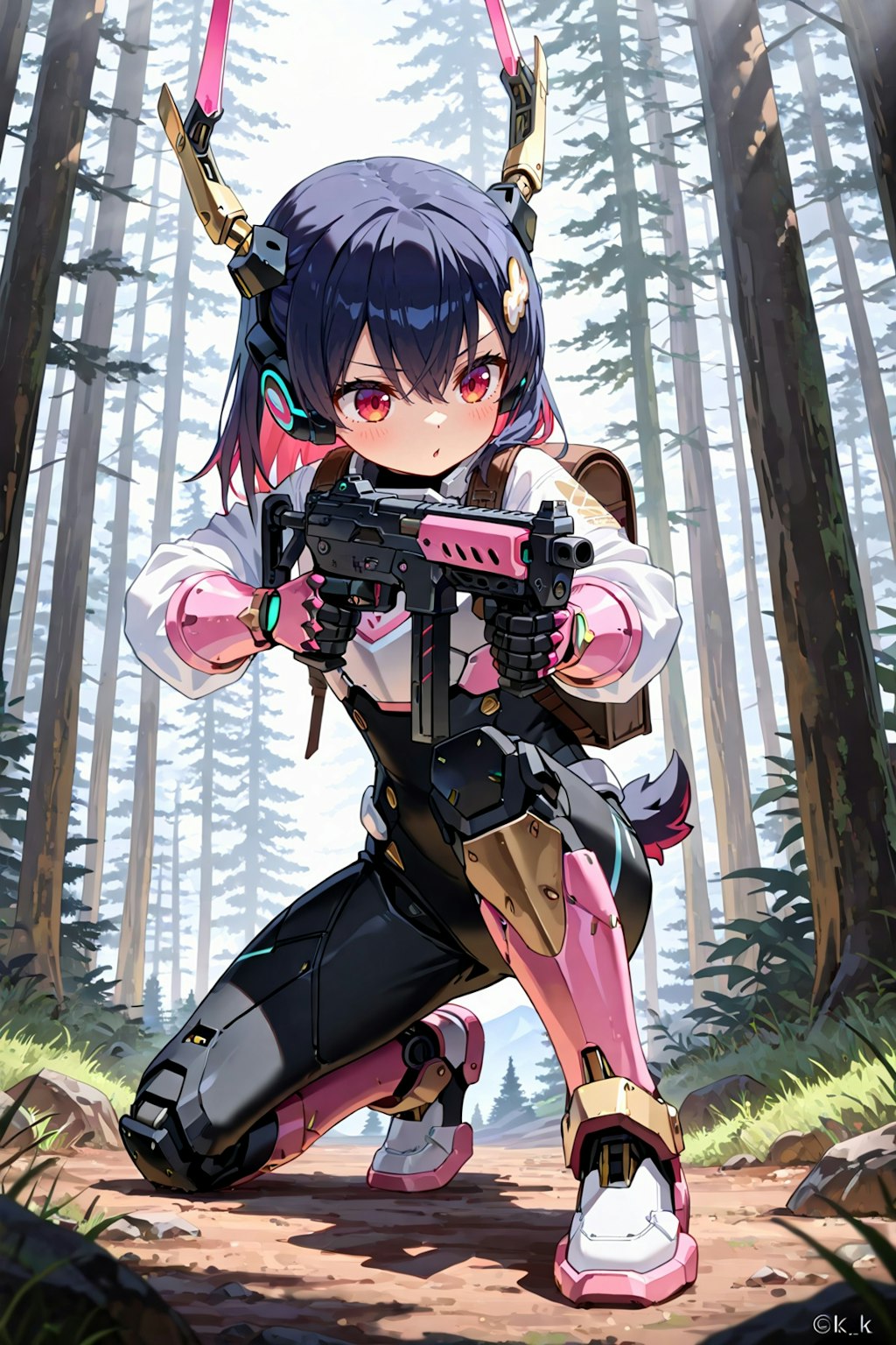 鹿角森林トルーパーメカ娘