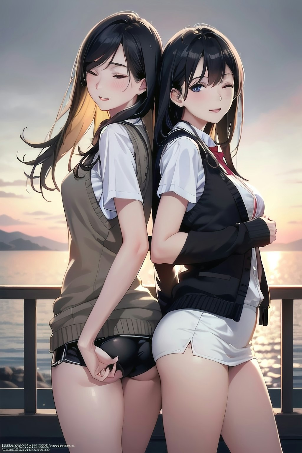 同僚のOLふたり実は百合な関係♡ 2