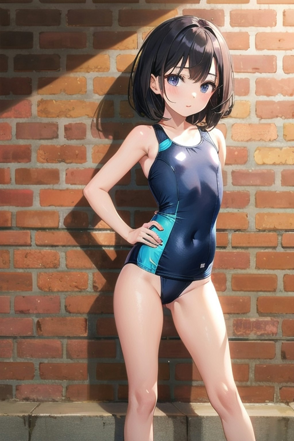 水着の女の子