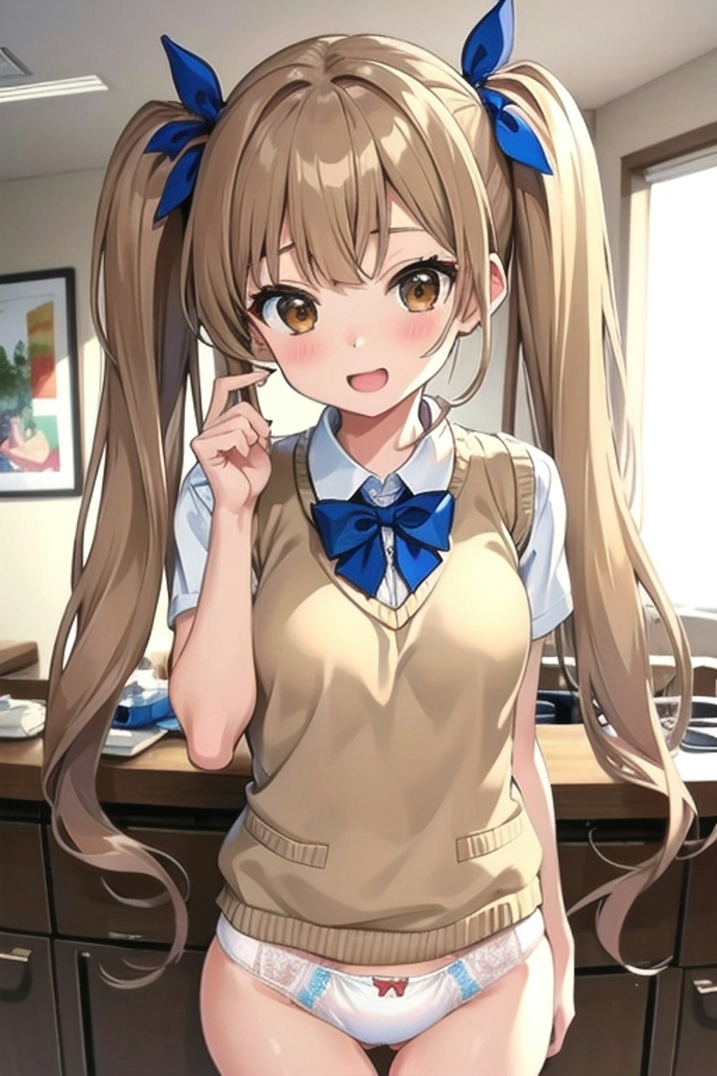 School twintails girl