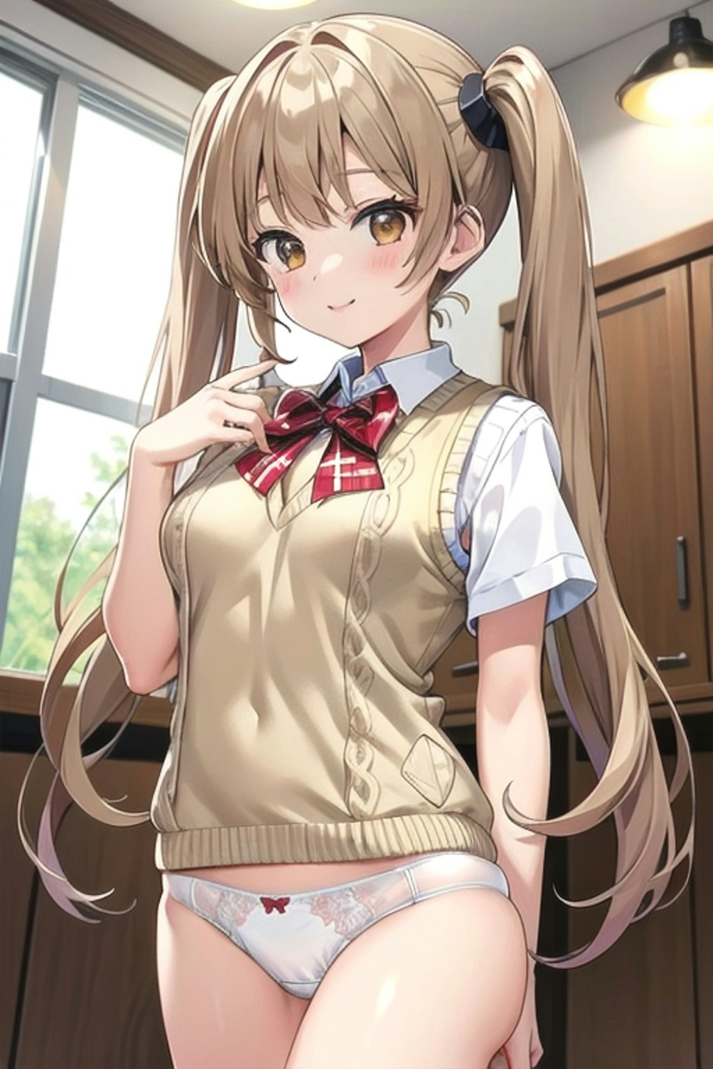 School twintails girl